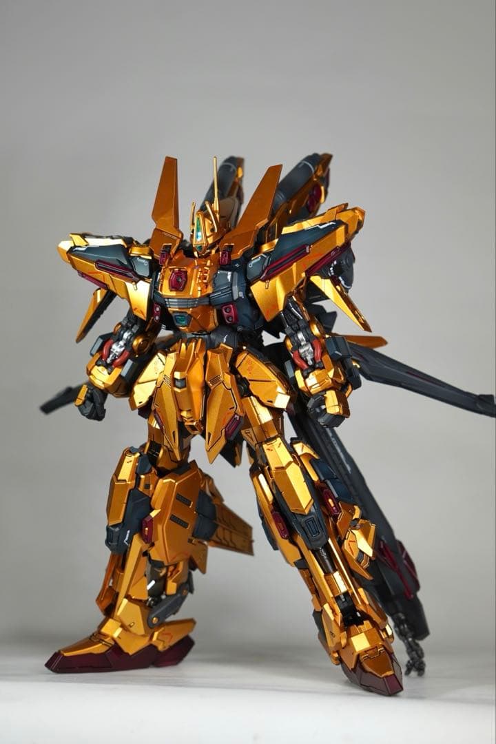 フルアーマー百式改　1/100 塗装完成品　LEDユニット付