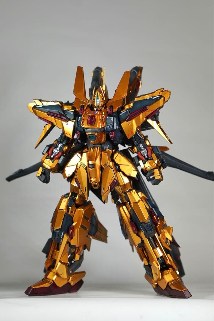 フルアーマー百式改　1/100 塗装完成品　LEDユニット付