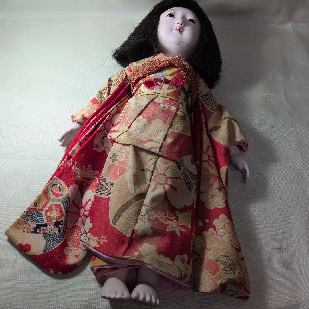 可愛いお顔　約51センチ　古い市松人形　いちまさん