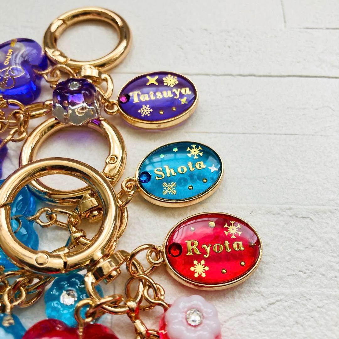 ひなページ　名入れチャーム　レジンキーホルダー　23点