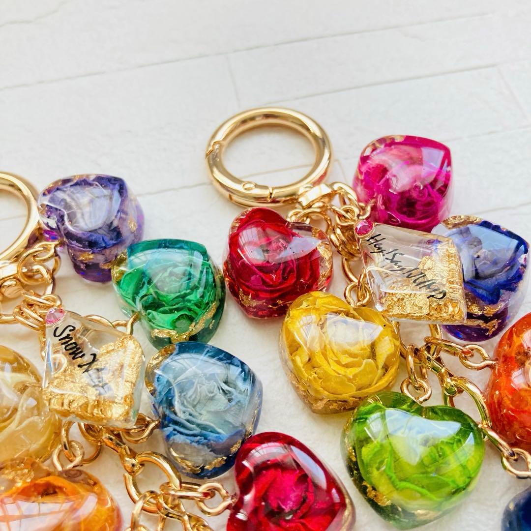 ひなページ　名入れチャーム　レジンキーホルダー　23点