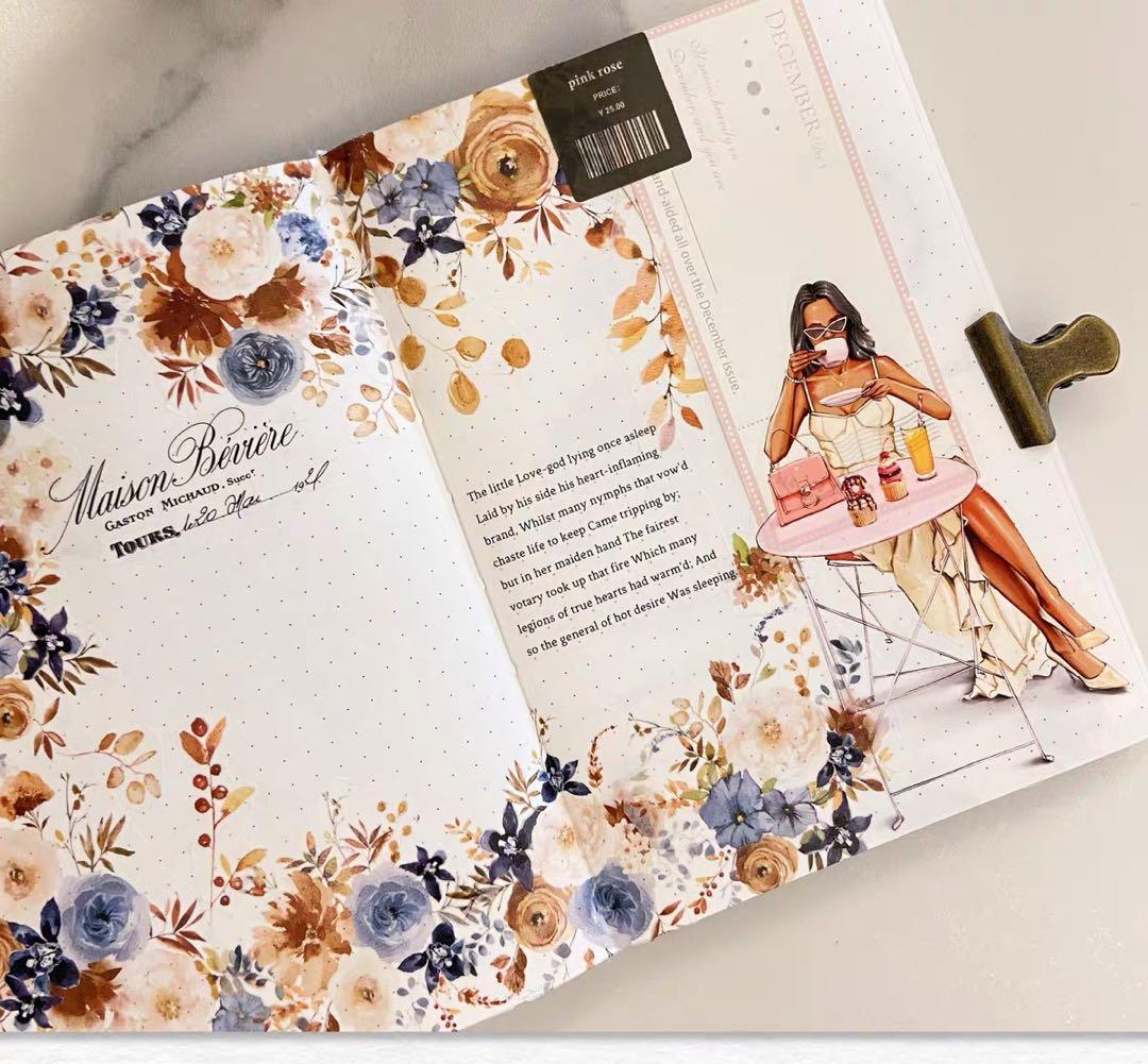 ⭐️SALE⭐️WT《漫步花路》海外マスキングテープ　マステ 【1367】