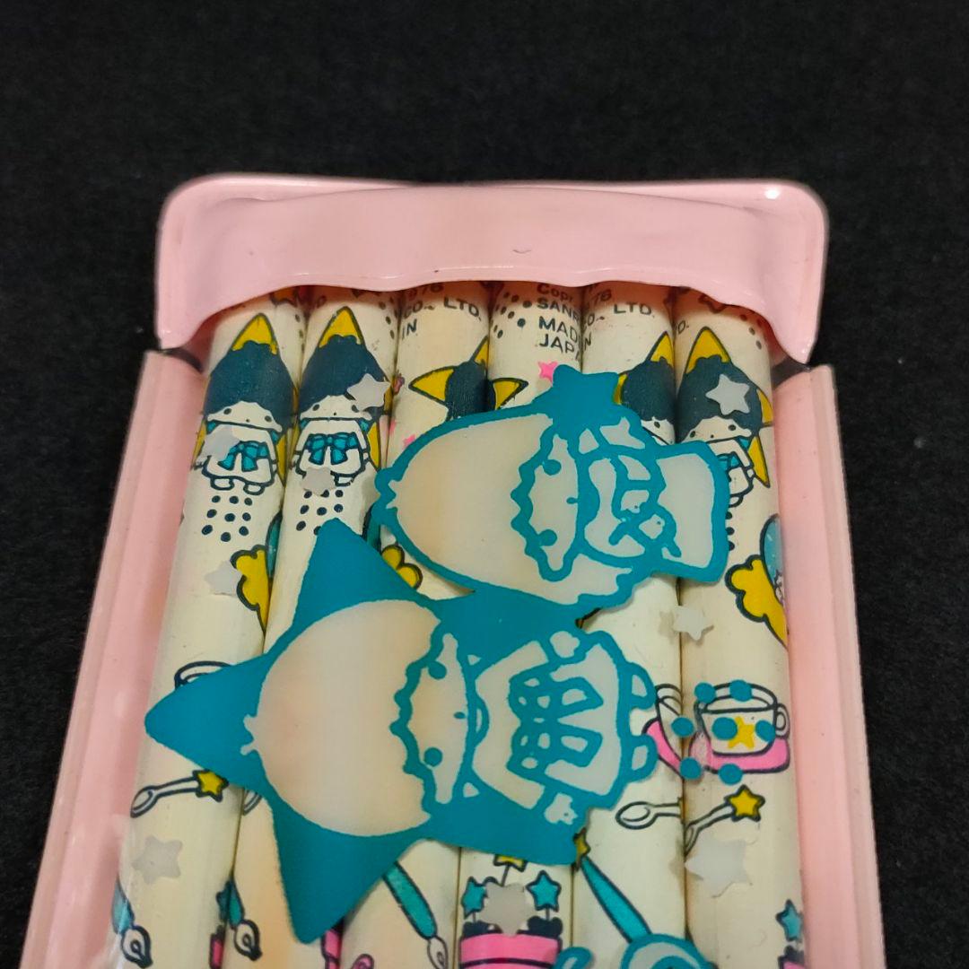 ■ 昭和レトロ 1976年 サンリオ キキララ 鉛筆セットとシールのセット ■