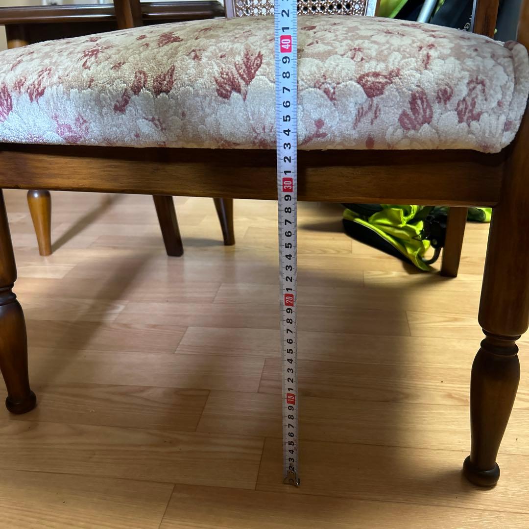 【美品】 昭和 レトロ 家具 カリモク karimoku 椅子 イス チェア ②