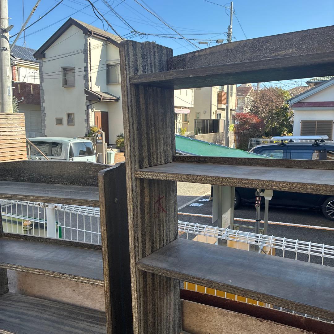 ビンテージ本棚 ビンテージ家具 昭和レトロ木製本棚 3セット