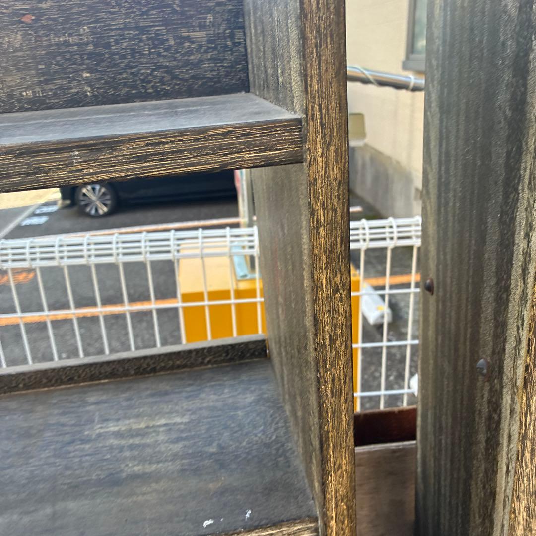 ビンテージ本棚 ビンテージ家具 昭和レトロ木製本棚 3セット