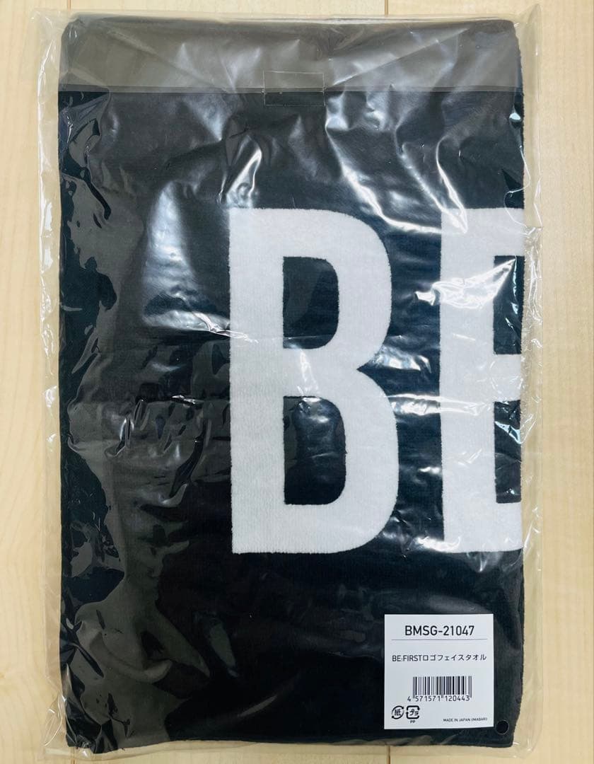 BE:FIRST ロゴフェイスタオル　初期　公式　新品・未開封　ロゴタオル