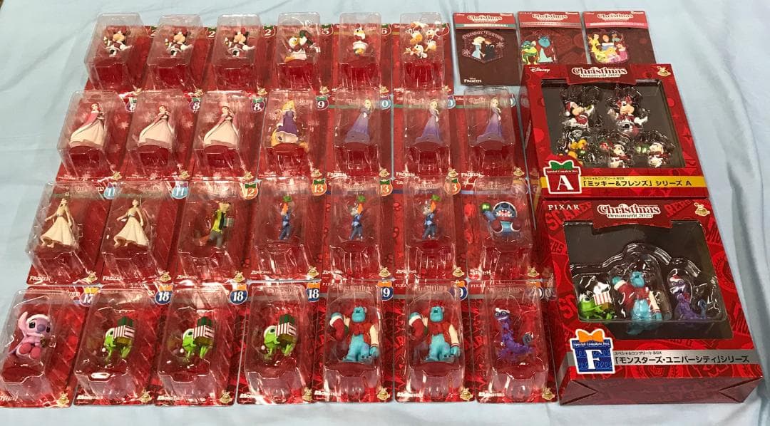 Disney クリスマスオーナメントくじ 2025 32点まとめ A賞 F賞 等