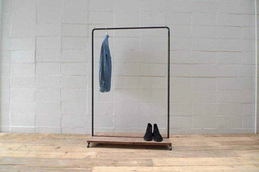 W STANDARDインダストリアル アイアンハンガーラック HR06-100