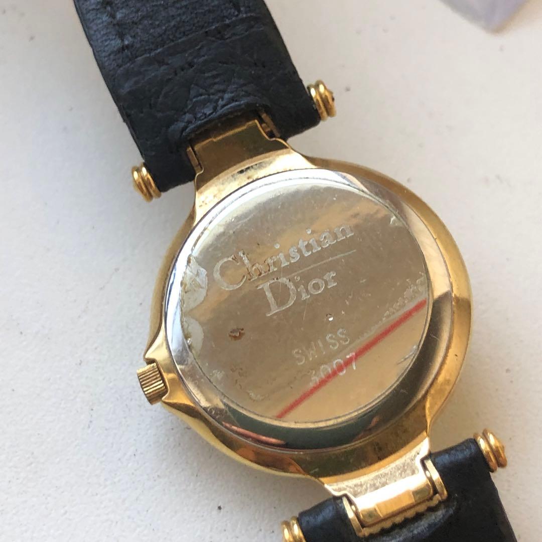 【極美品】Christian Dior ローマン　電池新品時計 ゴールド