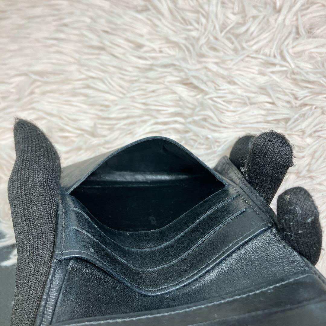 大人気 CHANEL 二つ折り財布 ココマーク キャビアスキン レザー Wホック