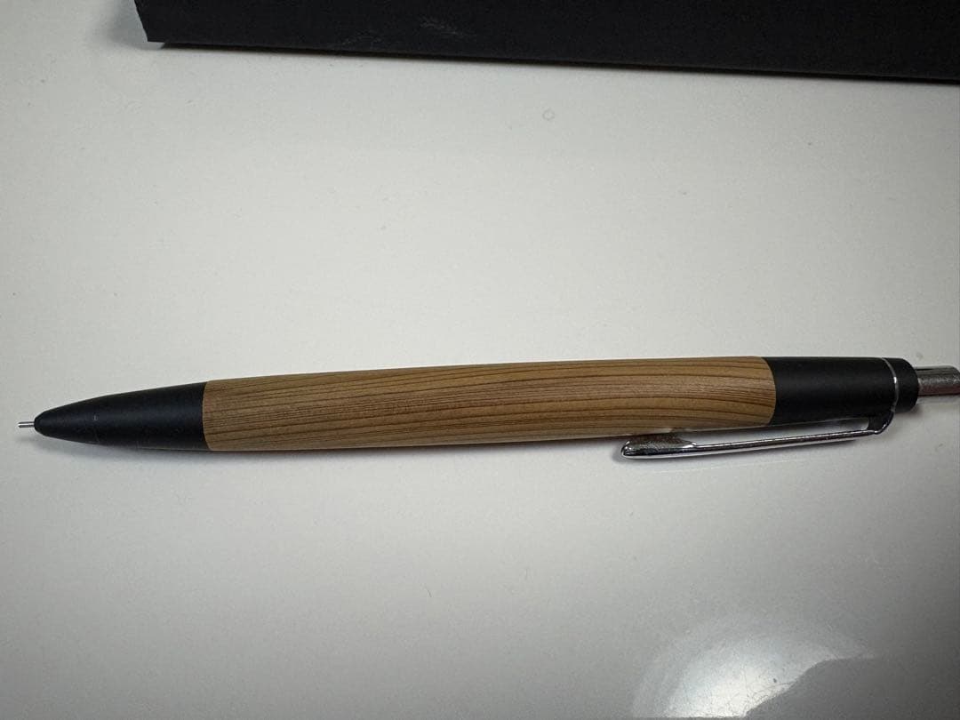 野原工芸 木製シャープペンシル新型 屋久杉 固定式口金付