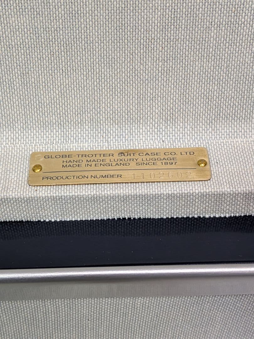 ④グローブトロッター ネイビー スモールアタッシェ