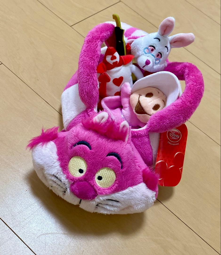 ディズニーストア ぬいぐるみ チシャ猫 ヤングオイスター 白うさぎ トランプ兵