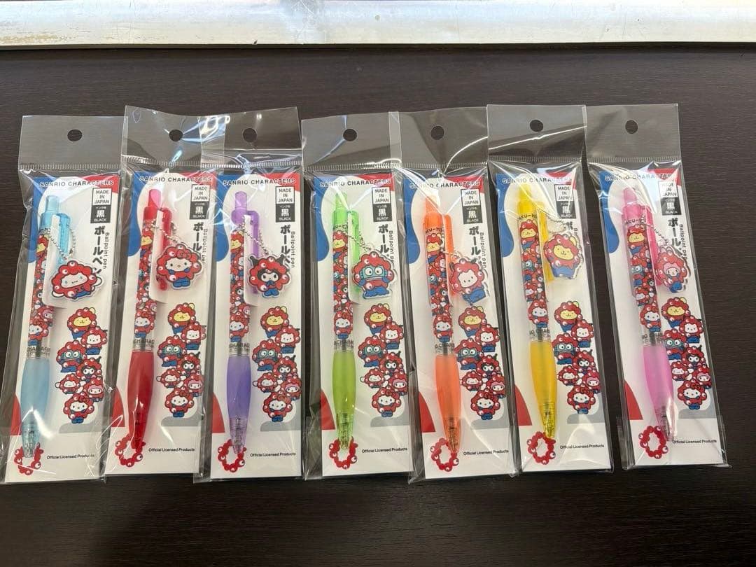 大阪関西万博 サンリオ コラボ　ミャクミャク なりきり　ボールペン　7種類