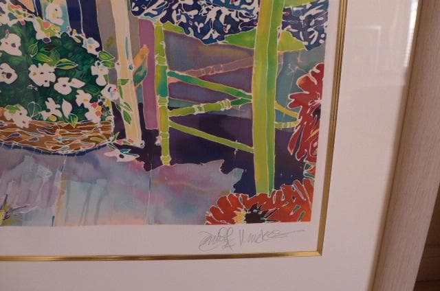 美品 ジェニファー・マークス コテージ オブ トゥペロコート シルクスクリーン