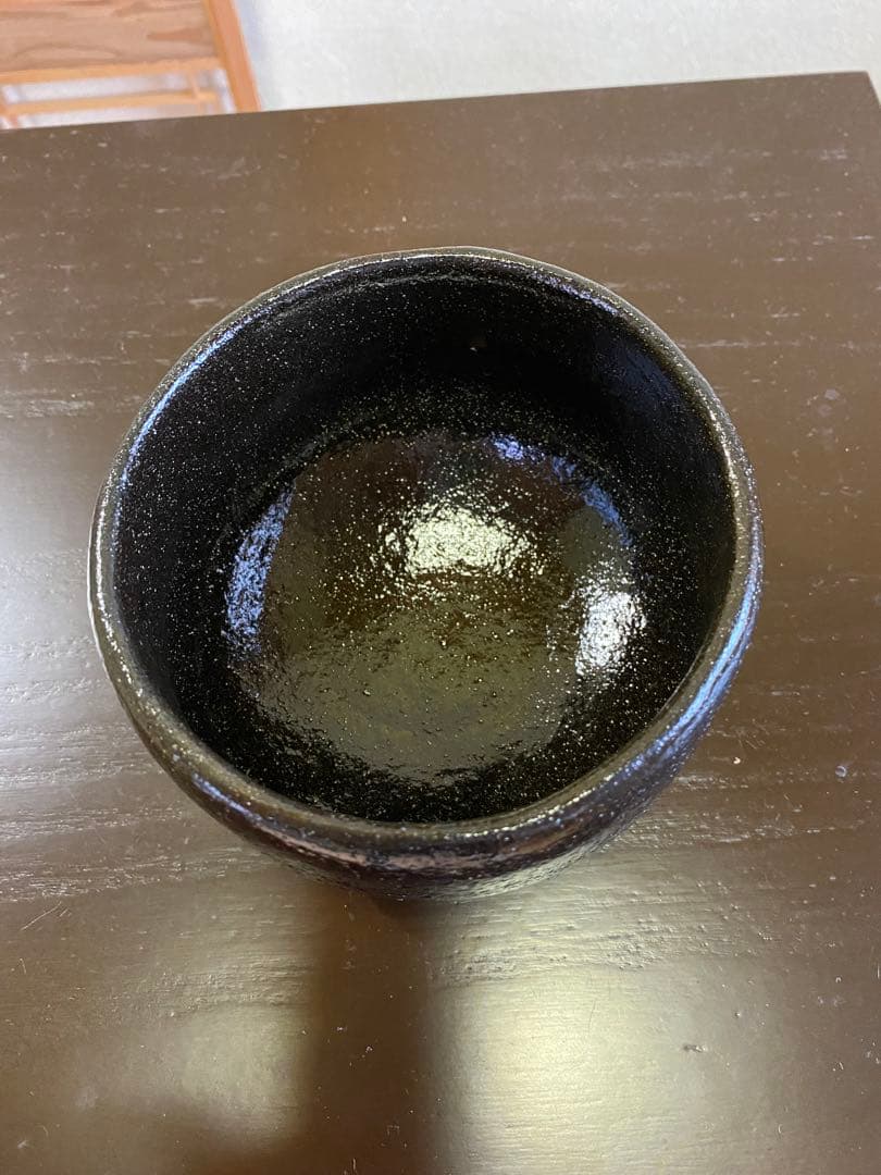 ⭐️本日限定⭐️茶道具/楽茶碗 池田退輔『黒茶碗』本間焼