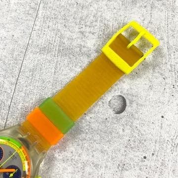 極美品 スウォッチ クロノグラフ JELLY STAG SCK104 1993年