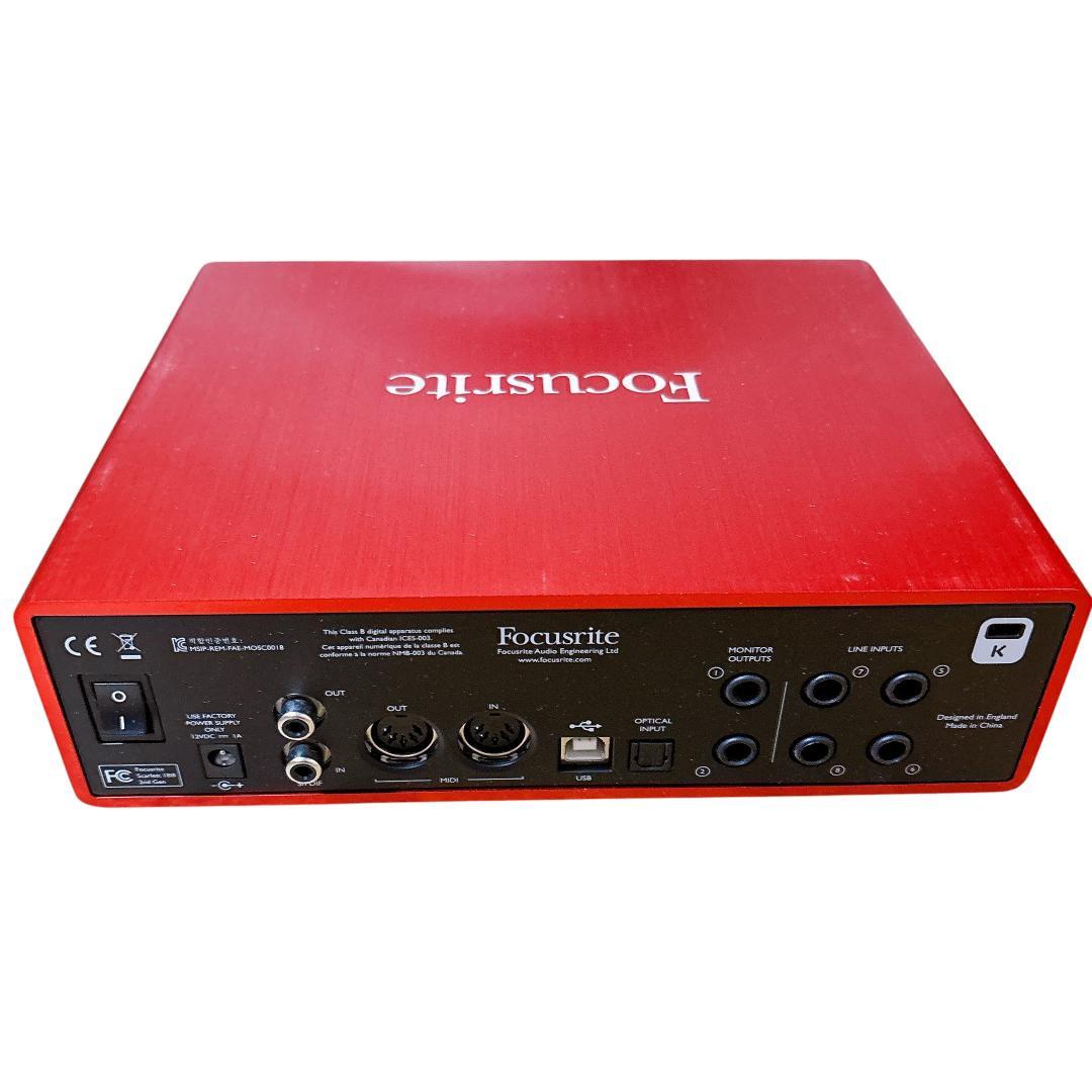 Focusrite 18i8 Gen 2 オーディオインターフェイス