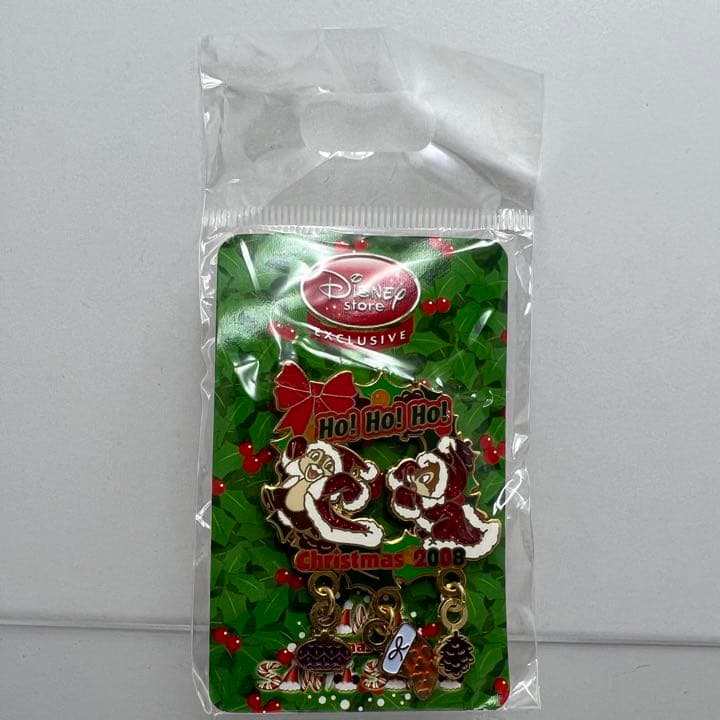 ディズニー ピンバッジ クリスマス チップ デール