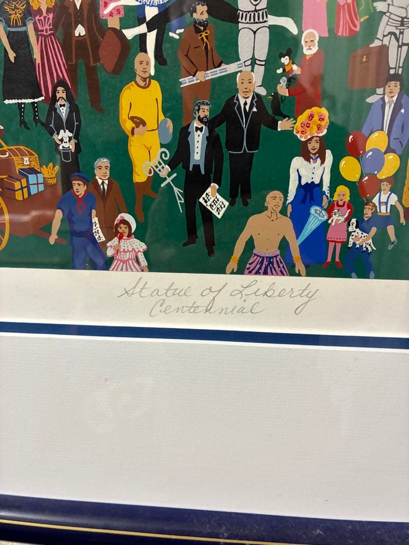 【メラニーケント】 「自由の女神」シルクスクリーン(作品保証書付)