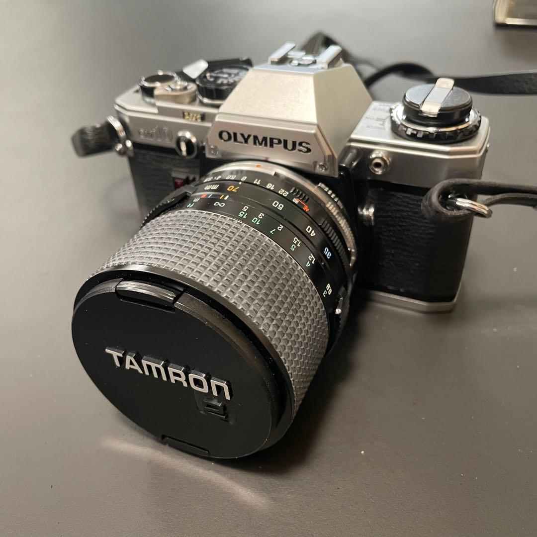 Olympus OM-10 フィルム一眼レフカメラ Tamronレンズ付き