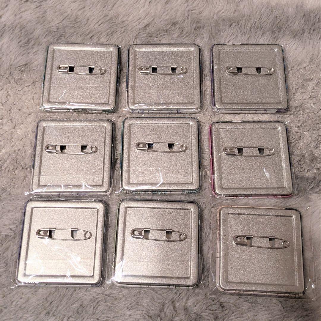 鬼滅の刃　鬼滅の奏宴　原画グリッター缶バッジ　９種アップ絵コンプリート