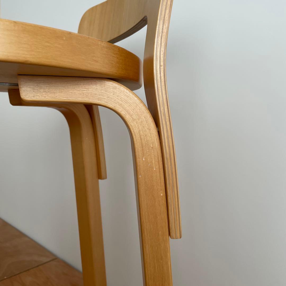 artek アルテック　ハイチェア K65 ブラック リノリウム