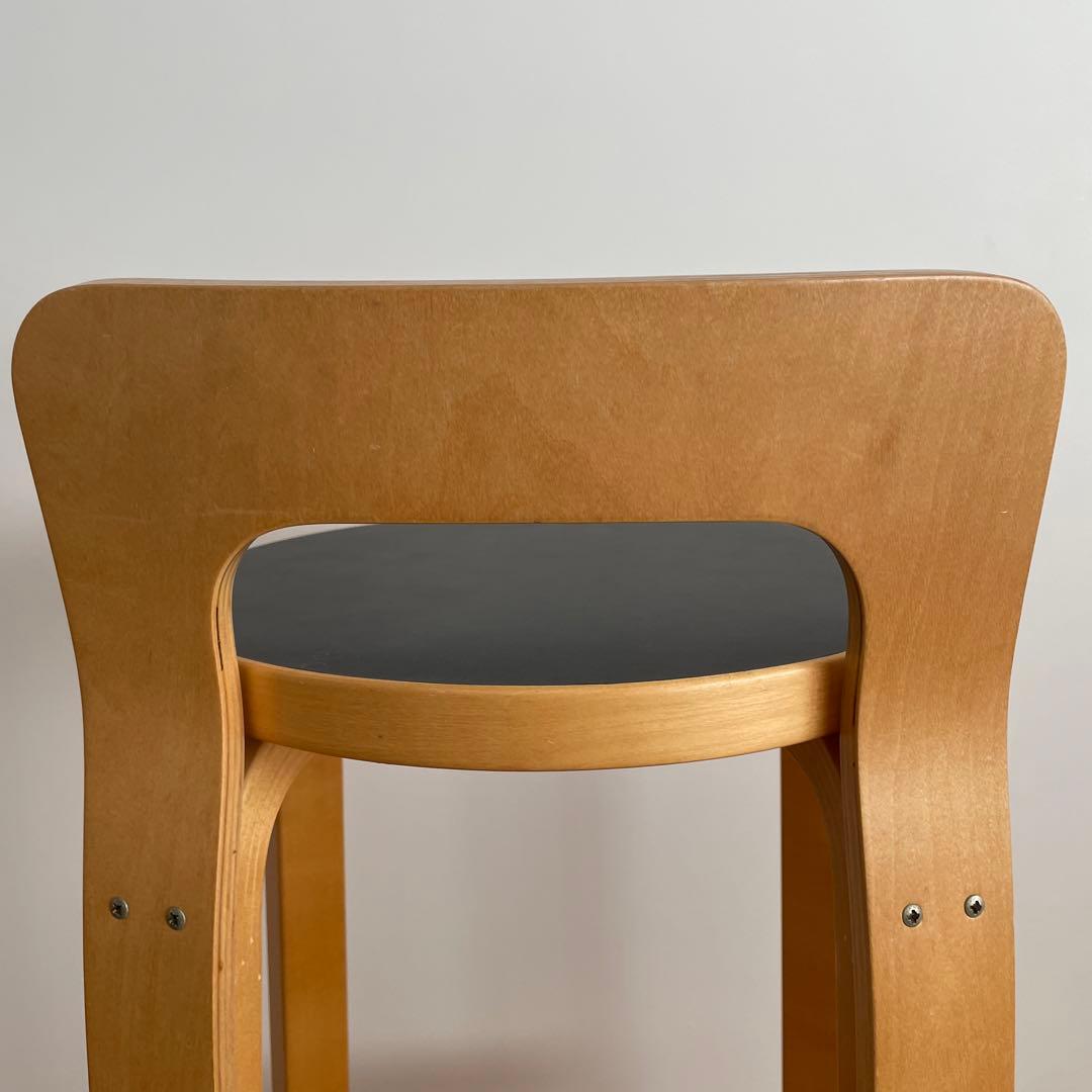artek アルテック　ハイチェア K65 ブラック リノリウム