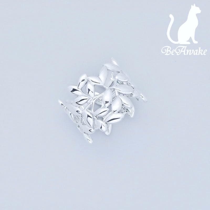 【新品仕上げ済】ティファニー オリーブ リーフ バンド リング