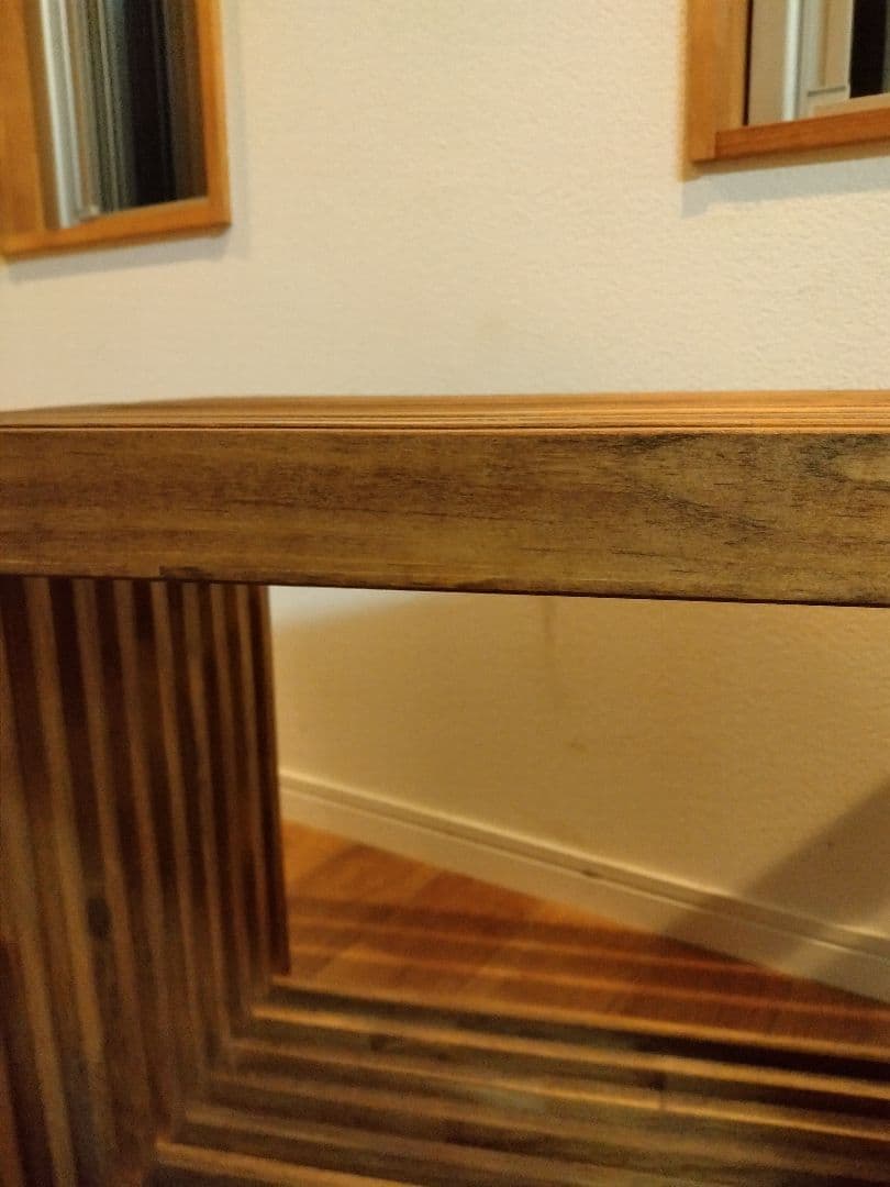 木製　ハンドメイド　オーダー　ロの字　棚　シェルフ　水槽台　アクアラック　金魚