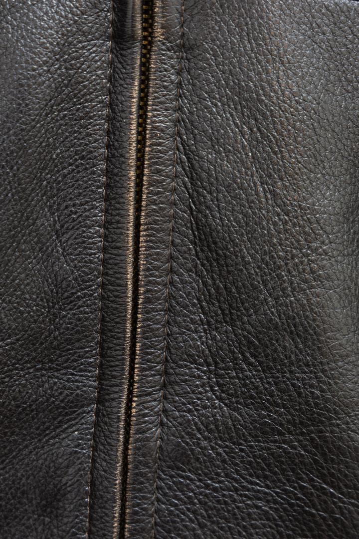 美品 St. John's Bay カーコートレザージャケット 茶芯ヴィンテージ