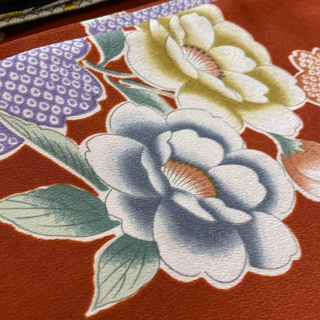 最終値下げ 美品 成人式　振袖・長襦袢・袋帯3点SET【アッシュエル】H・L