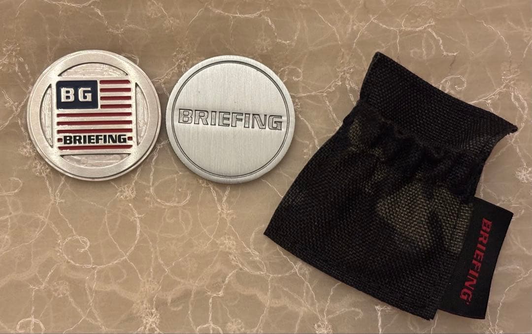 ブリーフィング　ゴルフマーカー　BRIEFING 2個セット　ノベルティ