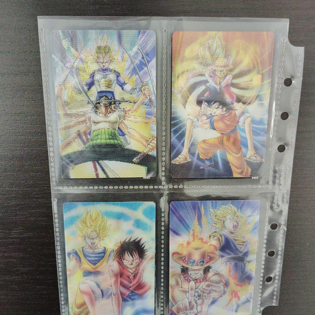 ドラゴンボール・ワンピース トレーディングカード 22枚セミコンプ