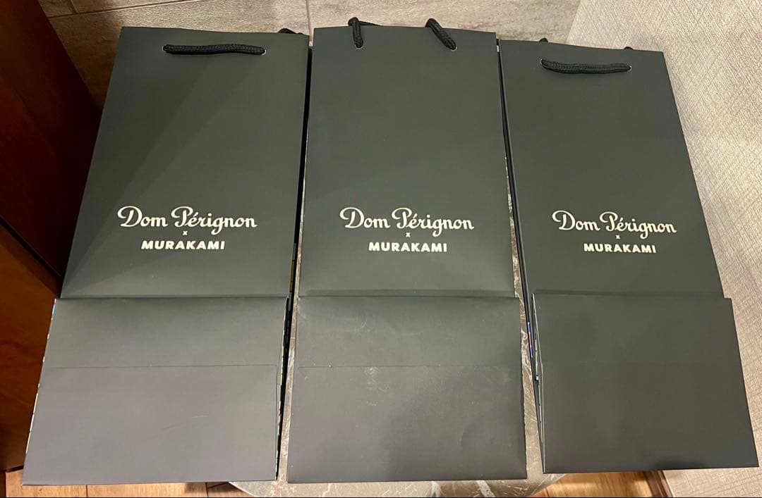 Dom Pérignon ×村上隆 白 ショッパー 袋 3枚セット ドンペリ