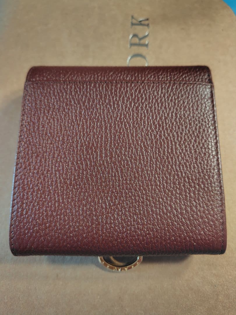 ATAO ロトロ 二つ折り財布 バーガンディ