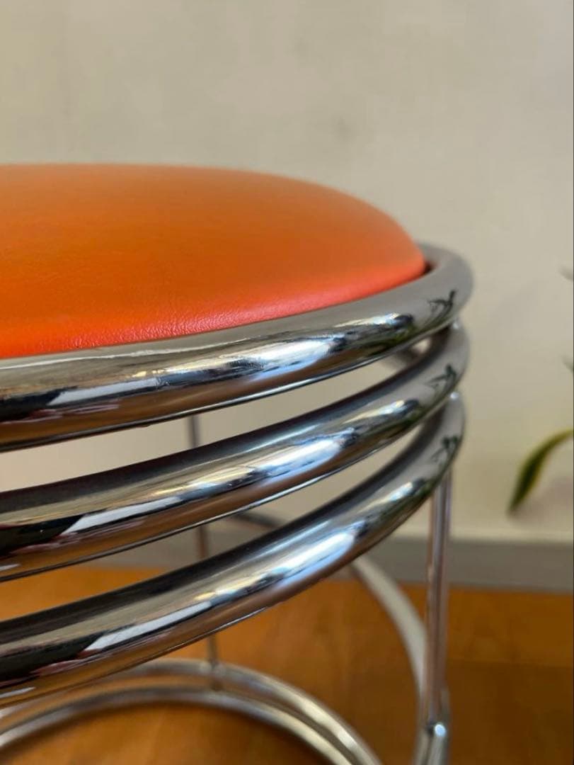 ヴィンテージ　スツール　② ミッドセンチュリー　アールデコ　スペースエイジ