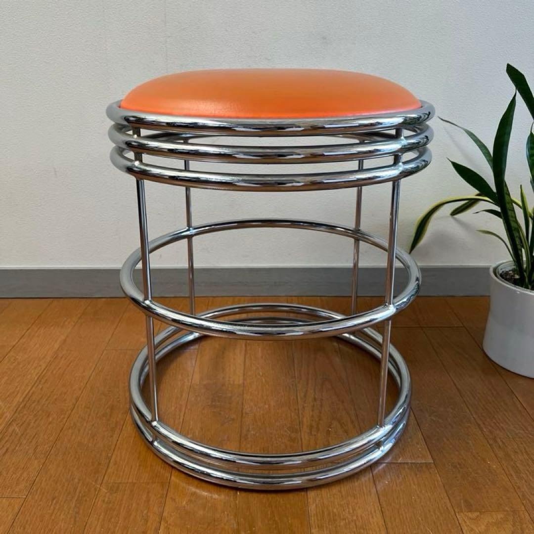 ヴィンテージ　スツール　② ミッドセンチュリー　アールデコ　スペースエイジ