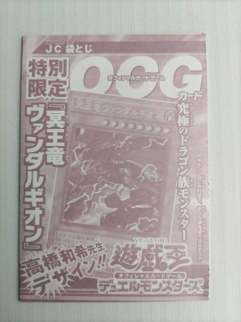 遊戯王　ジャンプコミックス袋とじカード（12枚）　VJB袋とじカード（１枚）