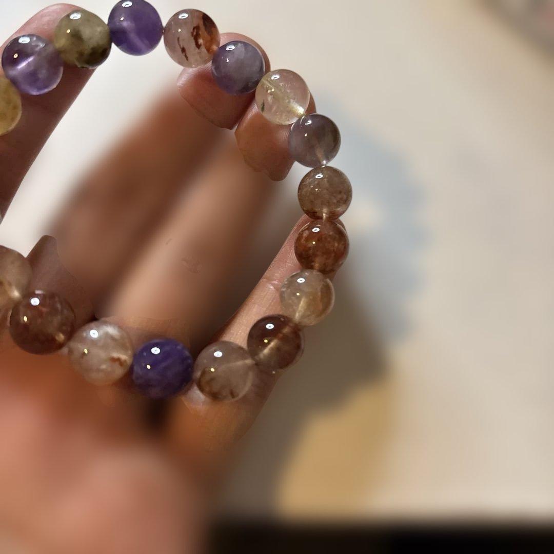 綺麗なミックスルチルクオーツ！ズドーンとくる！ピカピカ！