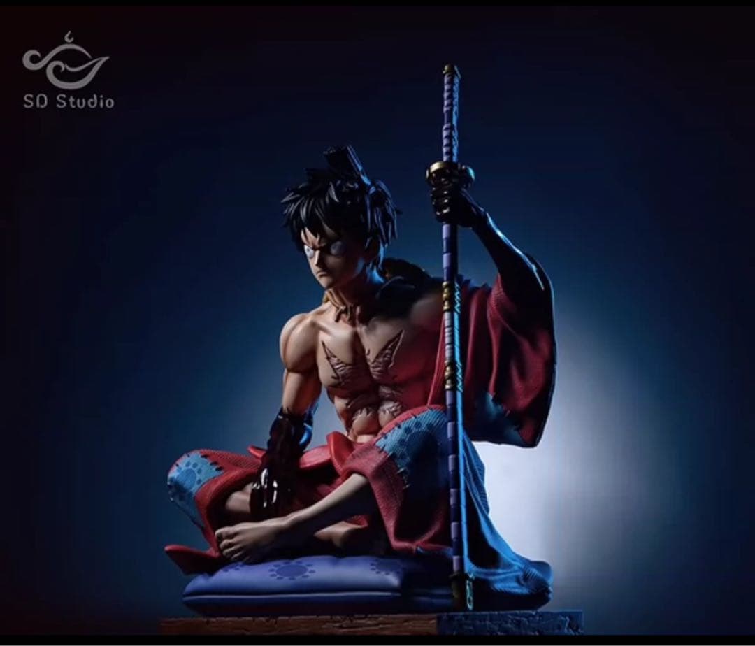 ワンピース　モンキー・D・ルフィ　ガレージキット　フィギュア　完成品　1／4