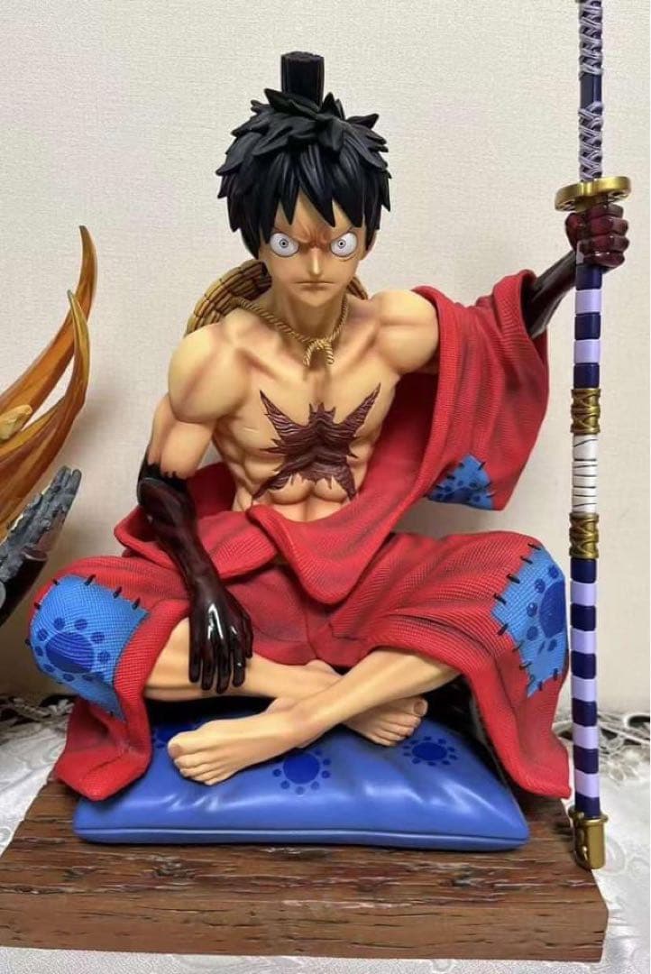 ワンピース　モンキー・D・ルフィ　ガレージキット　フィギュア　完成品　1／4