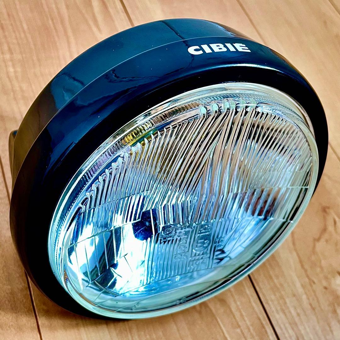 当時物 CIBIE シビエ 凹み ヘッドライト 160 CB250T マーシャル
