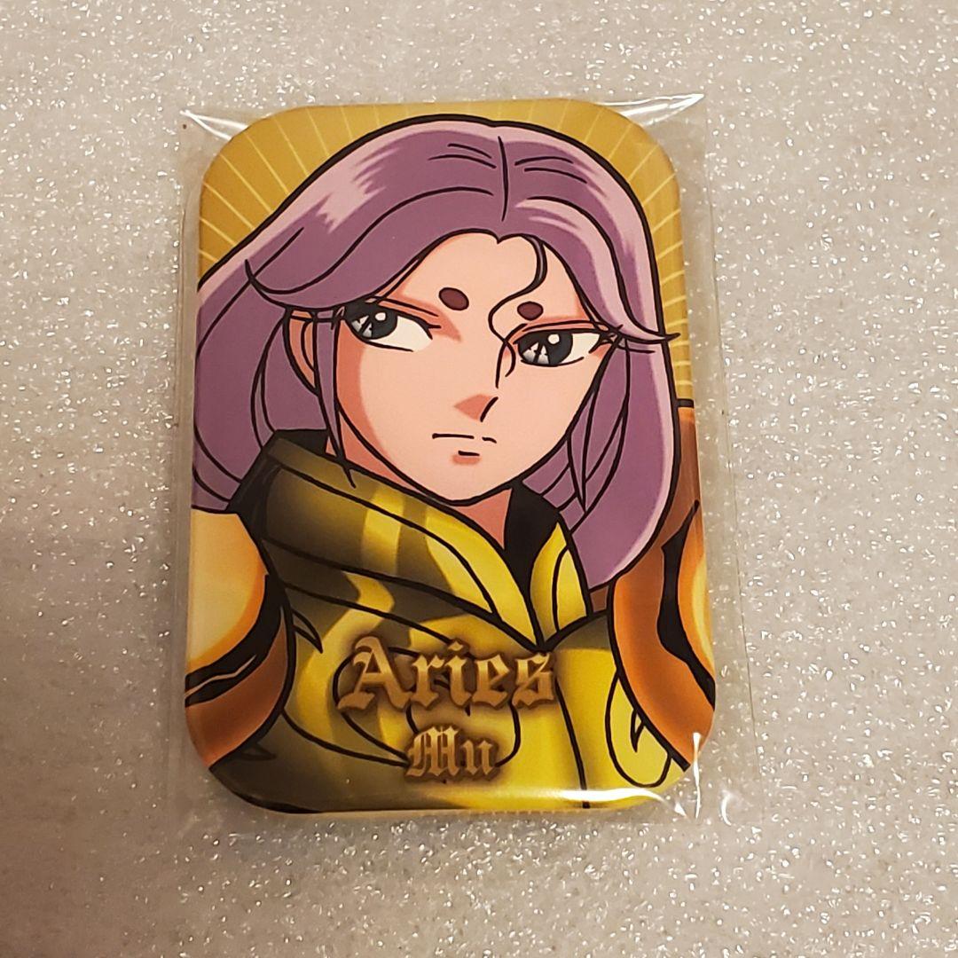 聖闘士星矢　まるかく缶バッジ　ムウ