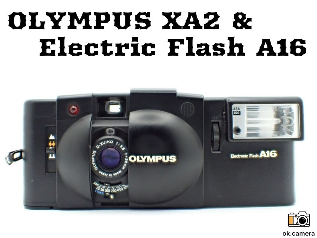 【訳アリ品】OLYMPUS XA2 & Electric Flash A16