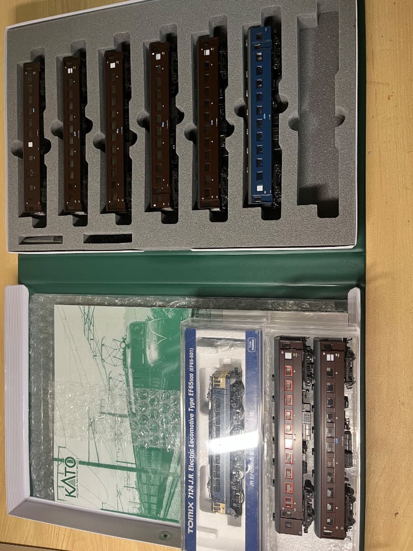 値下げ可能　KATO 43系 Nゲージ 7両セット+トミックス　ef65 501