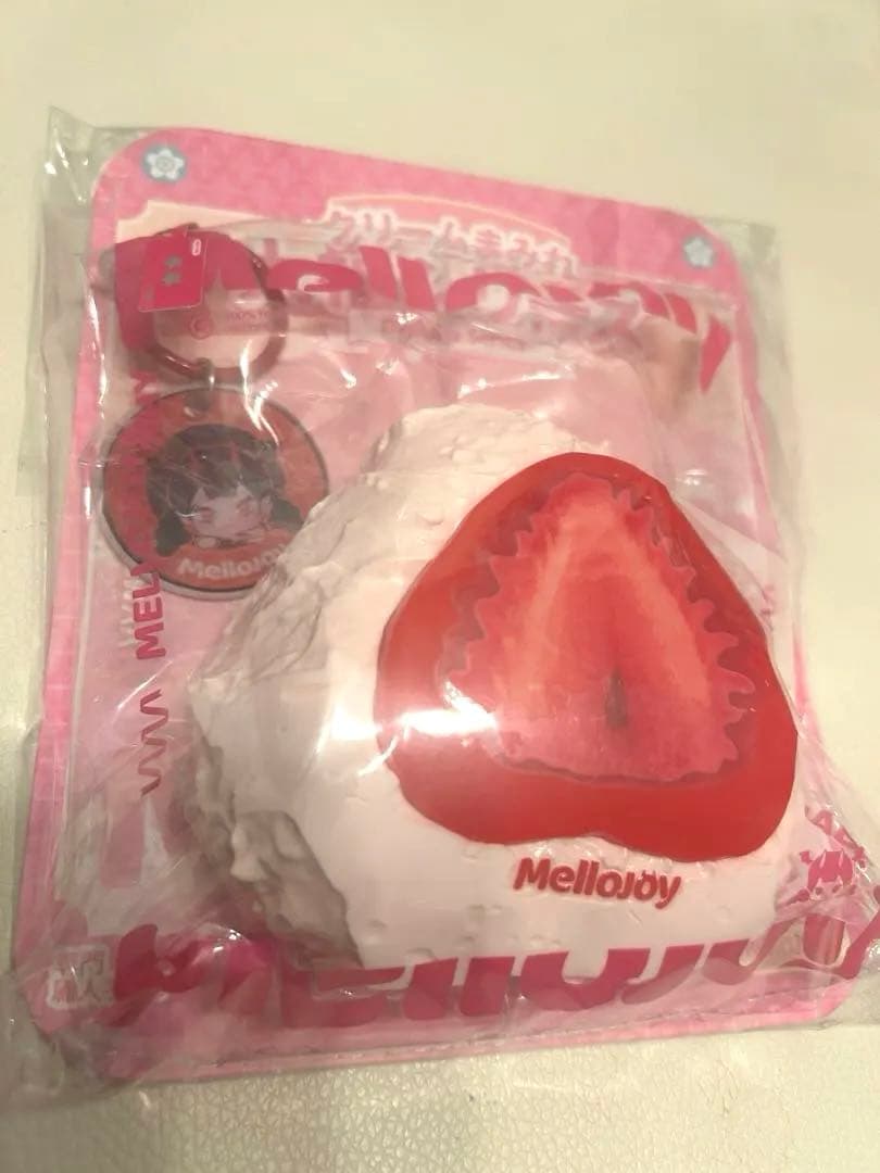 新品未使用Mellojoy スクイーズ クリームまみれ大福 いちご