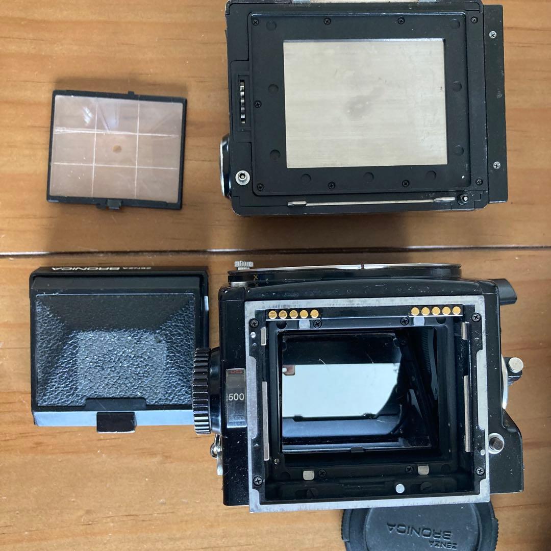 ZENZA BRONICA ETRS 50、75mm 中判フィルムカメラ 難あり