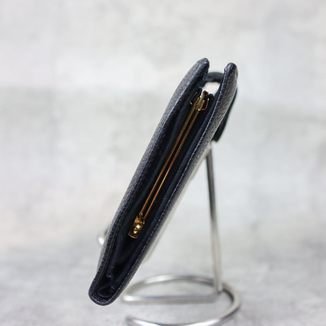 CHANEL シャネル カンボンライン 二つ折り 長財布 ブラック ココマーク